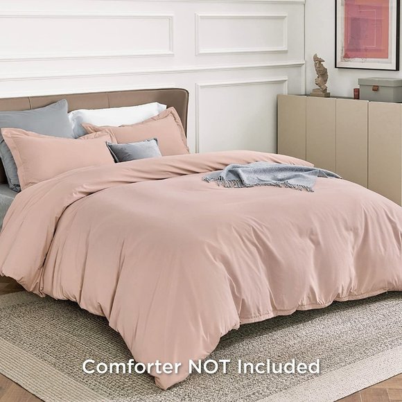 New Full or Queen Duvet Covers  - Soft Brushed Microfiber 3 Pieces with Zipper C - Picture 15 of 16